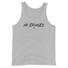 Load image into Gallery viewer, "No Excuses." Unisex Tank Top