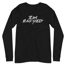 Load image into Gallery viewer, "Team Black Sheep" Unisex Long Sleeve Tee