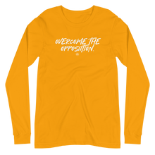 Load image into Gallery viewer, "Overcome The Opposition" Unisex Long Sleeve Tee