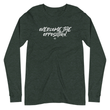 Load image into Gallery viewer, "Overcome The Opposition" Unisex Long Sleeve Tee