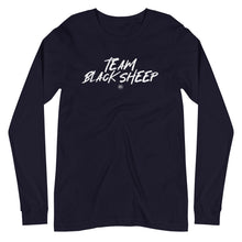 Load image into Gallery viewer, "Team Black Sheep" Unisex Long Sleeve Tee