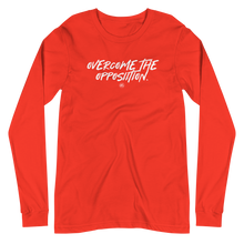 Load image into Gallery viewer, "Overcome The Opposition" Unisex Long Sleeve Tee
