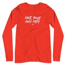 Load image into Gallery viewer, "Pave Your Own Path" Unisex Long Sleeve Tee