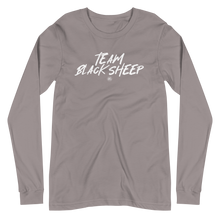 Load image into Gallery viewer, "Team Black Sheep" Unisex Long Sleeve Tee