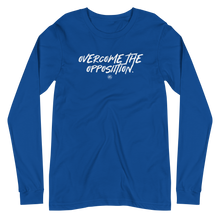 Load image into Gallery viewer, "Overcome The Opposition" Unisex Long Sleeve Tee