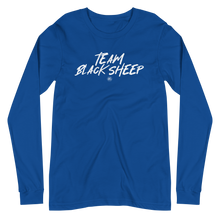 Load image into Gallery viewer, "Team Black Sheep" Unisex Long Sleeve Tee