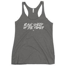 Load image into Gallery viewer, "Black Sheep of the Family" Women's Racerback Tank