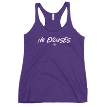 Load image into Gallery viewer, "No Excuses." Women's Racerback Tank