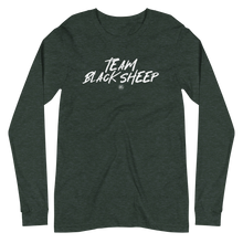 Load image into Gallery viewer, &quot;Team Black Sheep&quot; Unisex Long Sleeve Tee
