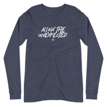 Load image into Gallery viewer, &quot;Allow the Unexpected&quot; Unisex Long Sleeve Tee
