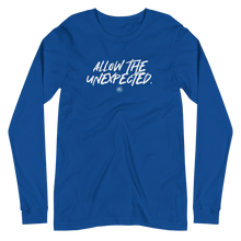 Load image into Gallery viewer, &quot;Allow the Unexpected&quot; Unisex Long Sleeve Tee
