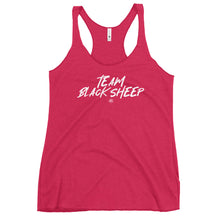 Load image into Gallery viewer, &quot;Team Black Sheep&quot; Women&#39;s Racerback Tank
